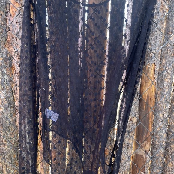 Sheer Polka Dot Bodysuit - Picture 6 of 8